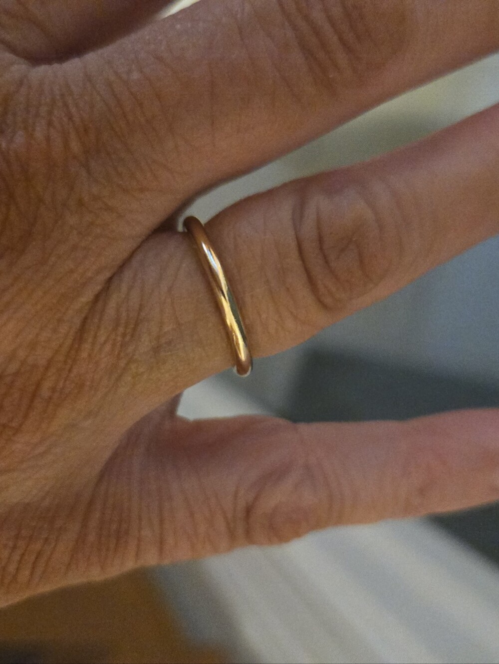 Boutique Classic Thin Gold Band Ring